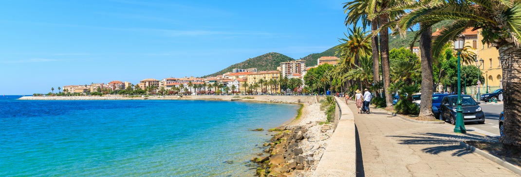 Strand bei Ajaccio auf Korsika.